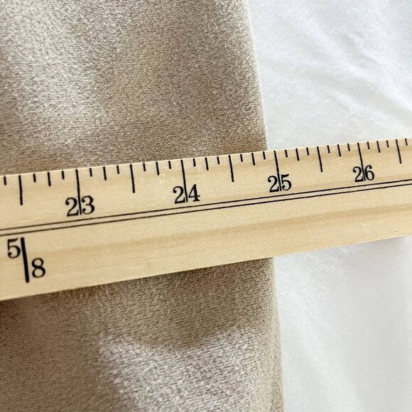 J. McLaughlin Women's Tan Faux Suede Long Sleeve Button Down Shirt - Size Small - Picture 6 of 6